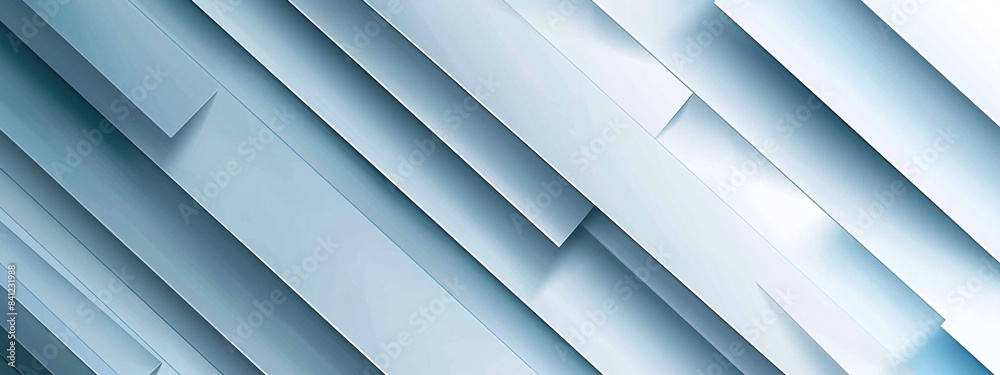 Fototapeta premium abstract square White Futuristic Background