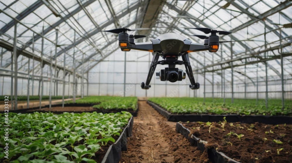 Farmer with digital tablet on an agricultural field. Smart farming and digital agriculture Farmer with digital tablet on an agricultural field. Smart farming and digital agriculture
