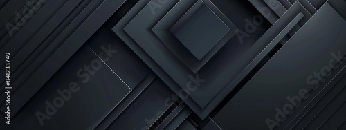 Black square Modern Abstract Business Background