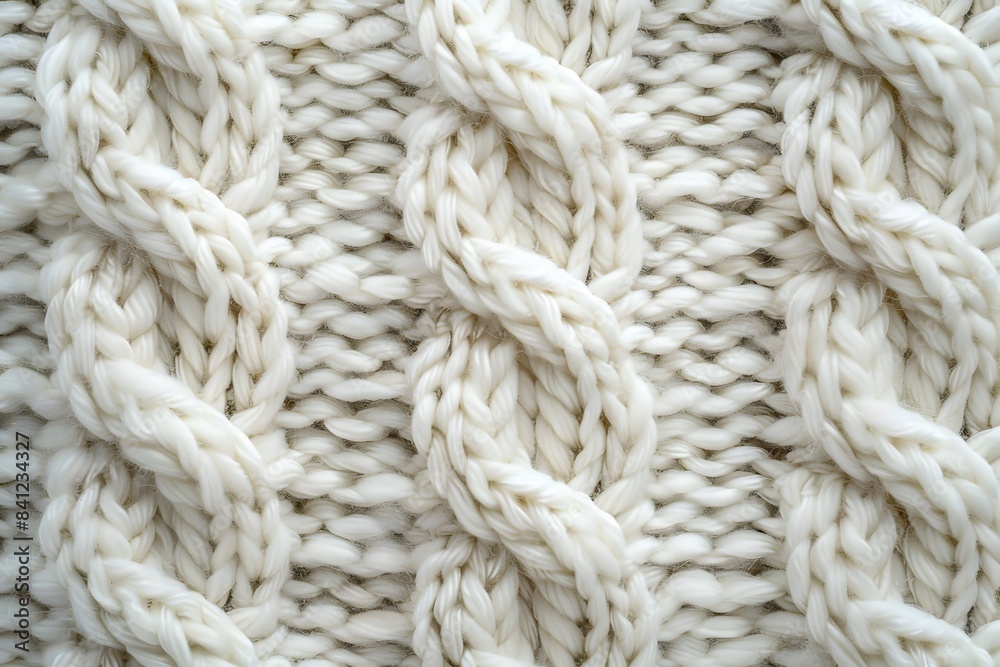 White Knitted Fabric Texture Background White Knitted Fabric Texture Background