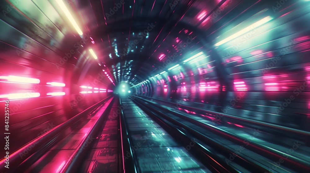 Abstract blurred background with colorful speed motion, futuristic tunnel, cinematic effect, high resolution digital photography Abstract blurred background with colorful speed motion, futuristic tunnel, cinematic effect, high resolution digital photography