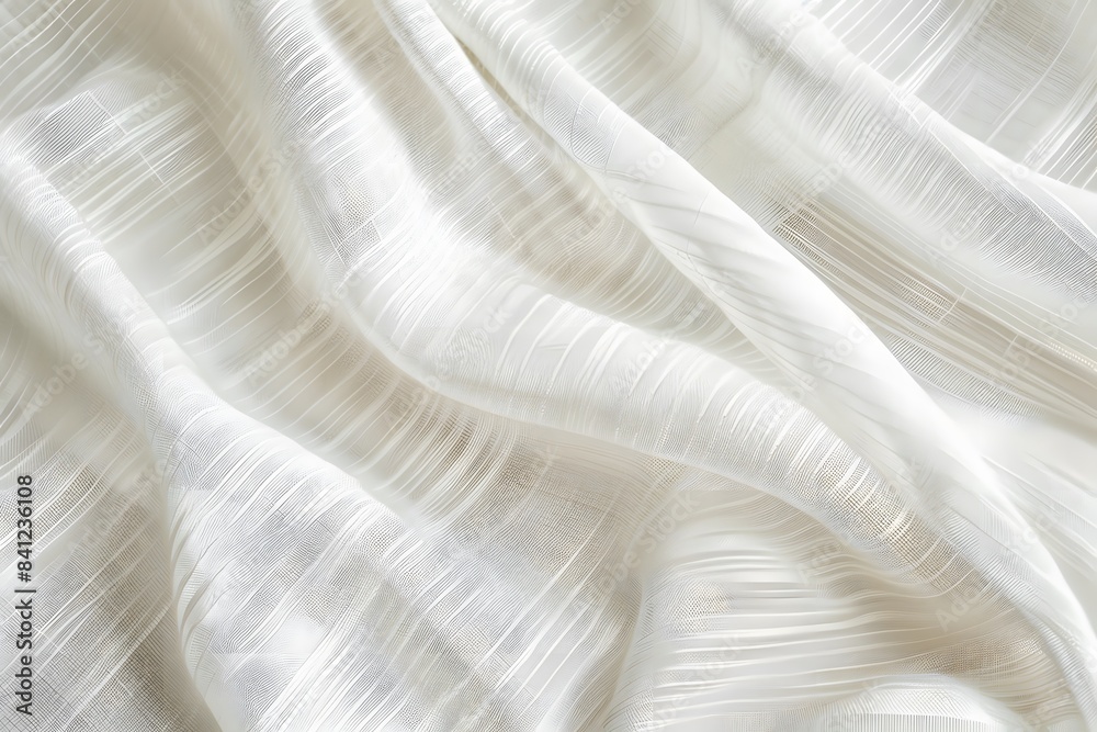 White Linen Texture with Subtle Stripes White Linen Texture with Subtle Stripes