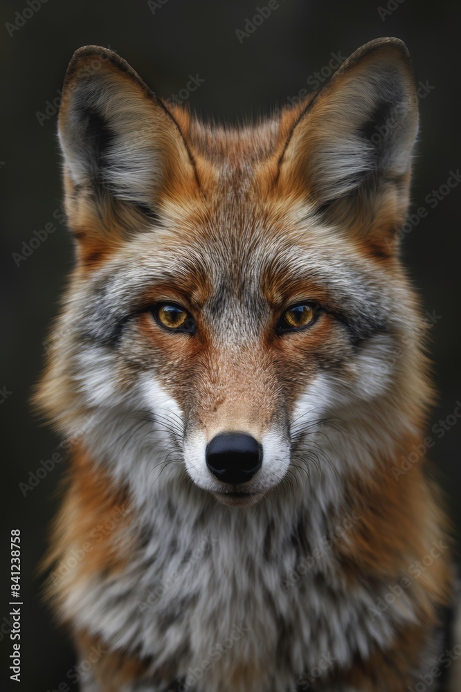 Fototapeta premium beautiful minimalistic fine art simple light animal portrait 