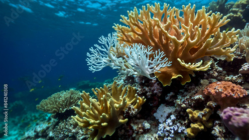 coral reefs, such as climate change