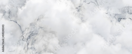 Abstract White Marble Background with Veins