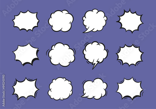 Callout Bubble Chat Element Set