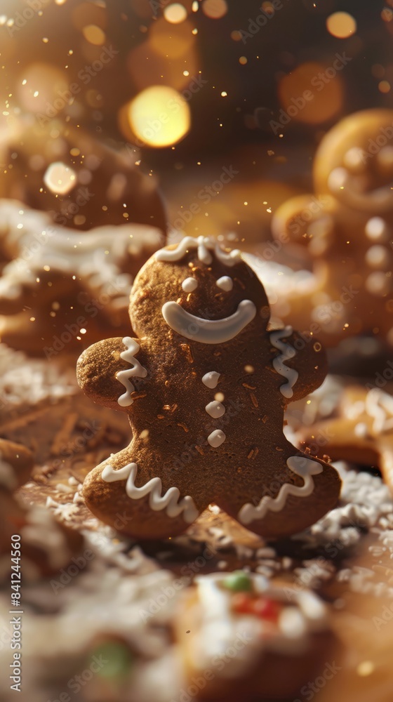 National Gingerbread Day concept with copy space National Gingerbread Day concept with copy space