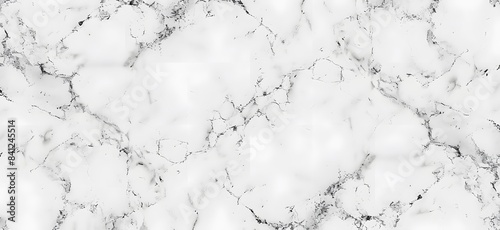 Seamless White Marble Texture Background