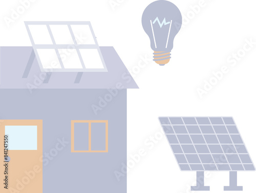 Solar panel is useful for ecology system.