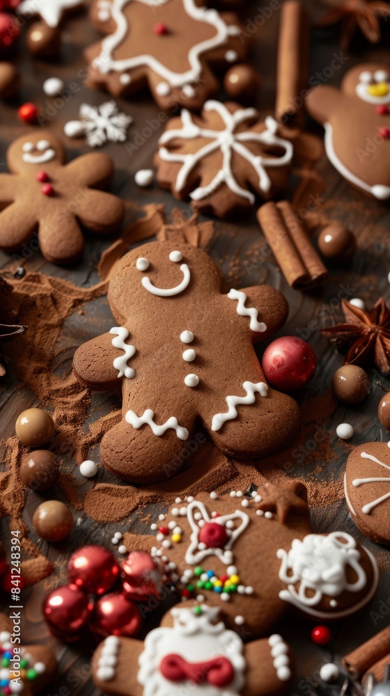 National Gingerbread Day concept with copy space National Gingerbread Day concept with copy space