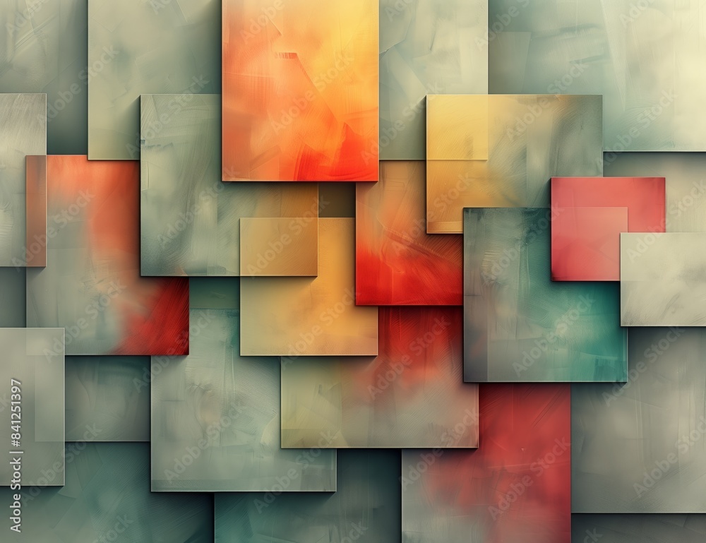 Abstract bold and colorful painting Abstract bold and colorful painting