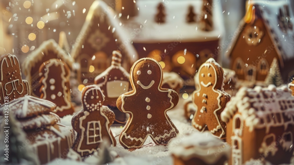National Gingerbread Day concept with copy space National Gingerbread Day concept with copy space