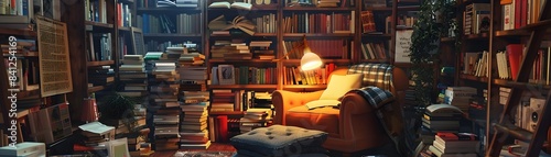 Cozy Bibliophile s Nook Sur...