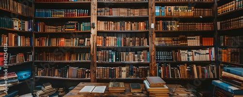 Cozy Vintage Bookstore with...