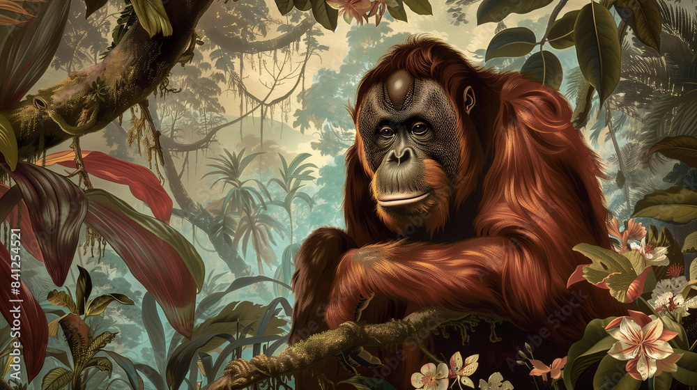 Obraz premium Wildlife Orang Utan