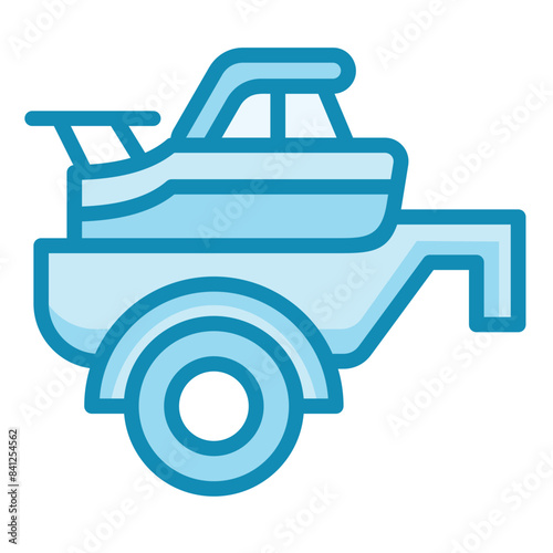 Boat Trailer Icon