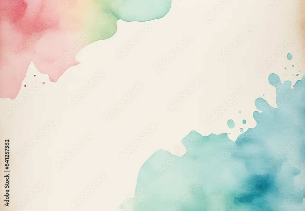 Obraz premium watercolor background with splashes