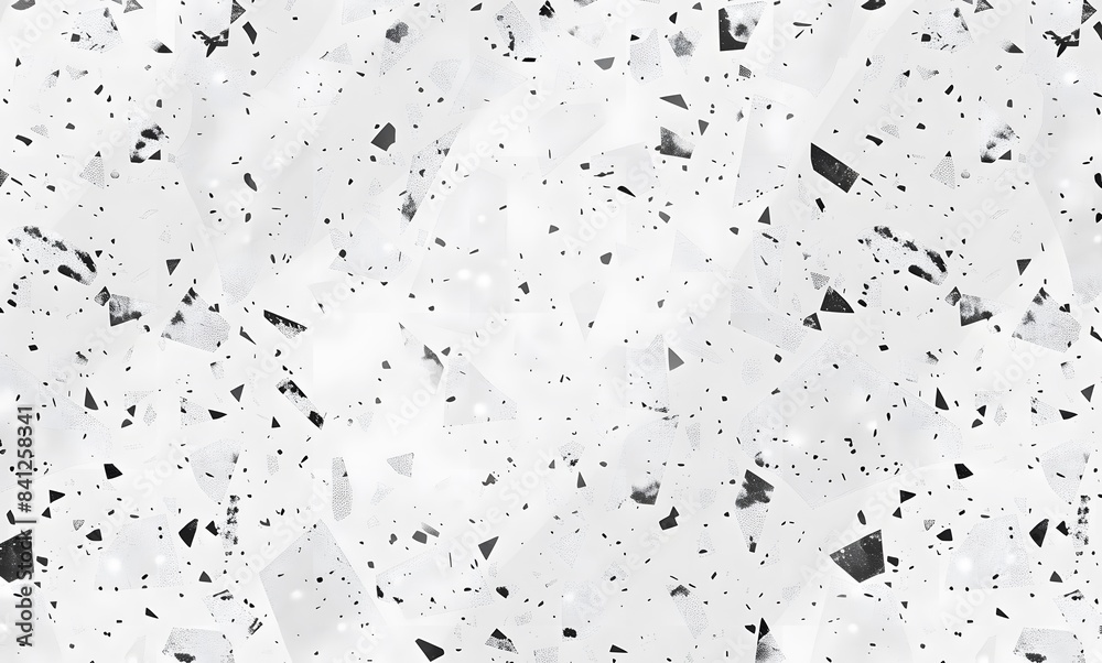 White Terrazzo Seamless Pattern Texture