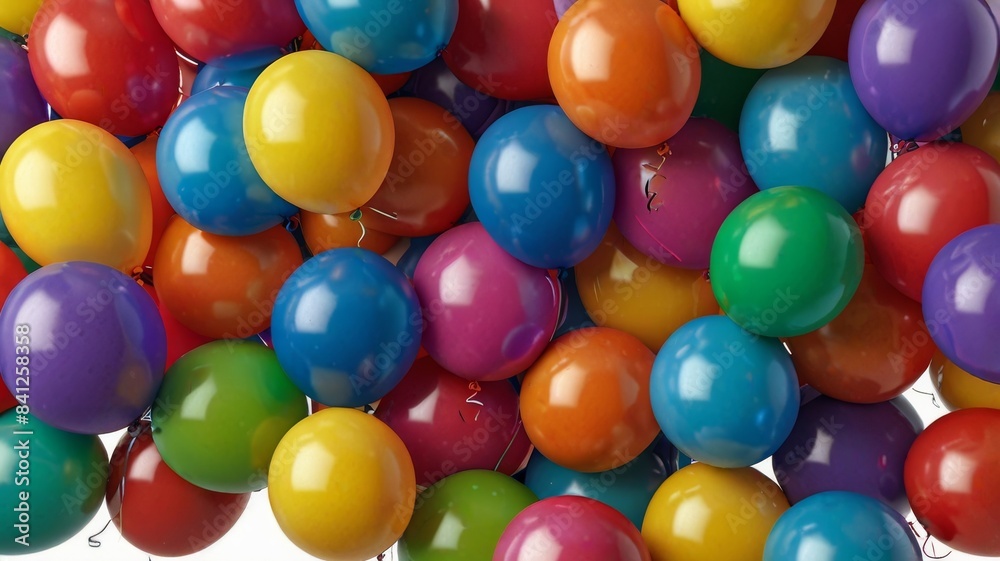colorful balloons background