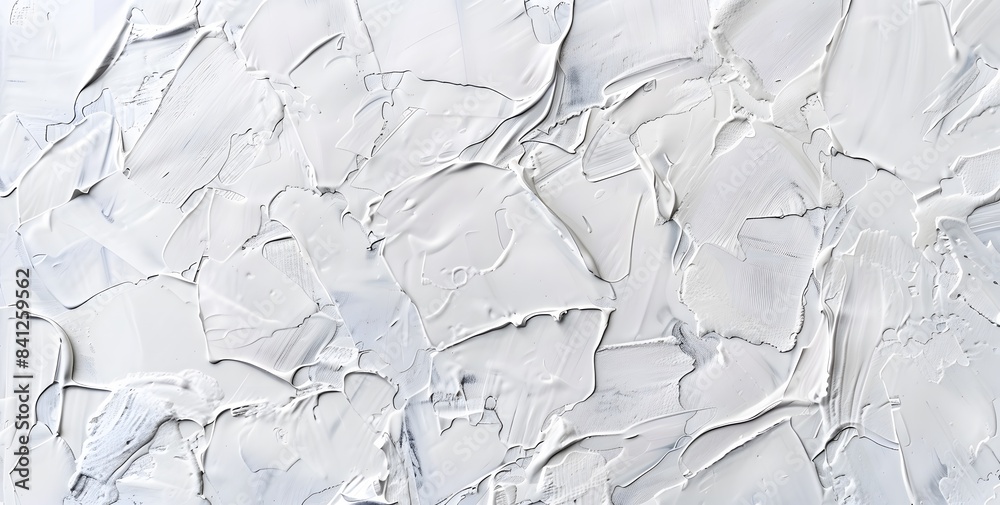 Obraz premium Abstract White Wall Texture - Realistic Painting