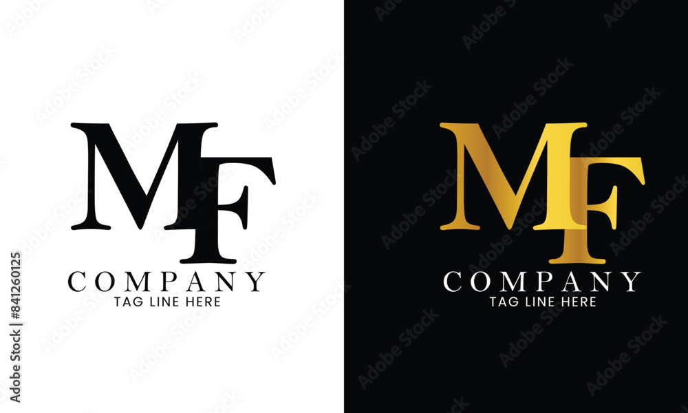 MF Logo, Branding logo, letter logo, clothing logo MF Logo, Branding logo, letter logo, clothing logo