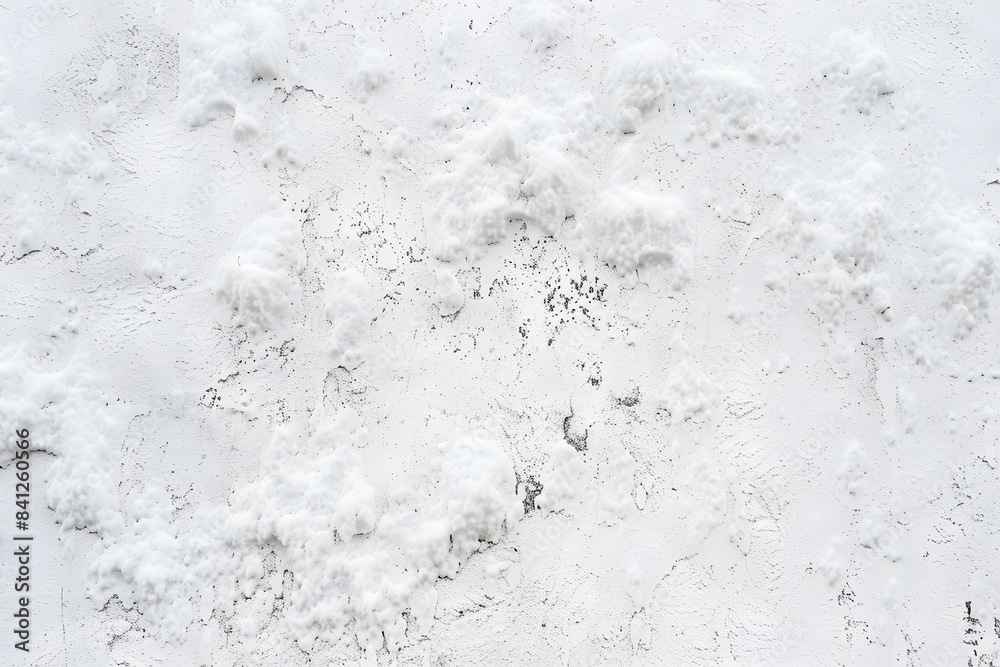 Obraz premium White Wall Texture with Snow Drifts