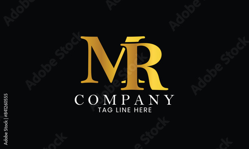 MR Logo, Branding logo, letter logo, clothing logo