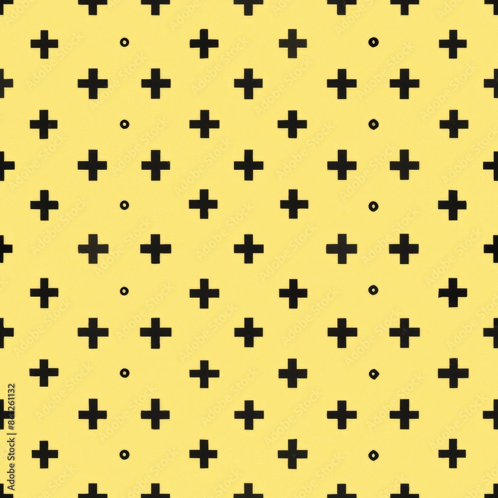 Seamless pattern of tiny crosses or plus signs, evenly spaced to form a subtle, grid-like texture that adds a touch of sophistication, Generative AI Seamless pattern of tiny crosses or plus signs, evenly spaced to form a subtle, grid-like texture that adds a touch of sophistication, Generative AI