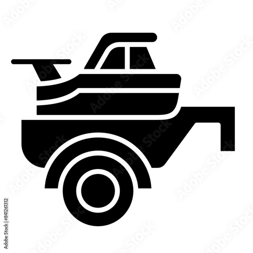 Boat Trailer Icon