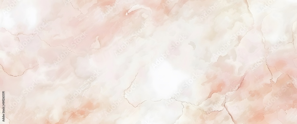 Obraz premium Delicate Watercolor Marble Texture Background