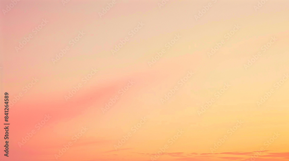 Obraz premium gradient background Peach texture sky.