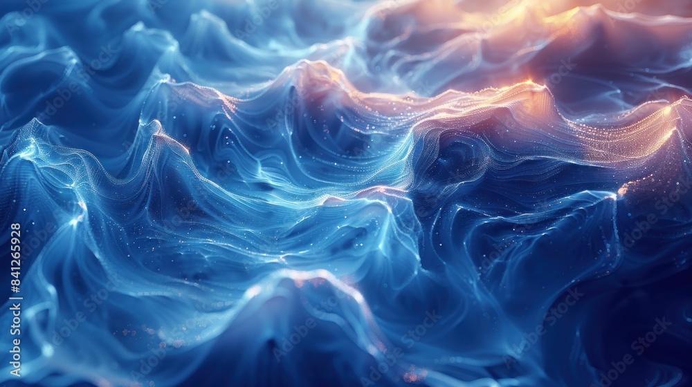Fototapeta premium light effect blue texture wallpaper