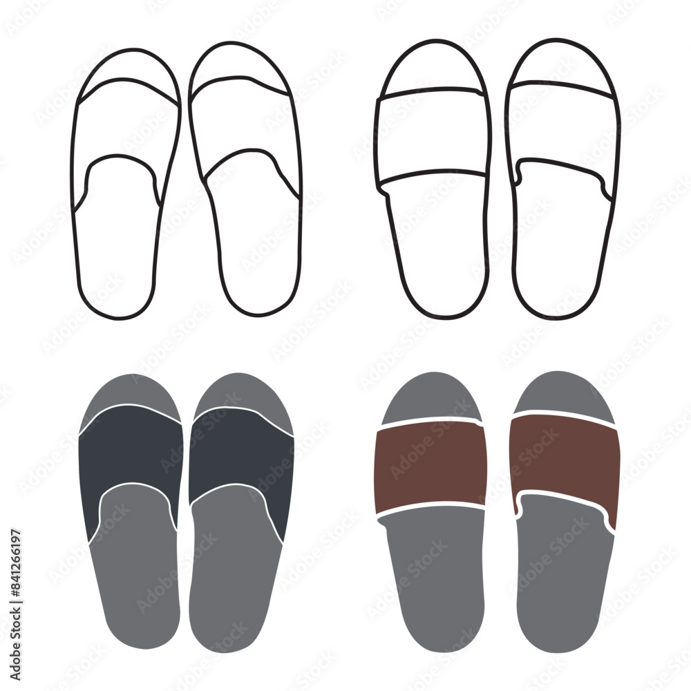 flip flops icon design flip flops icon design