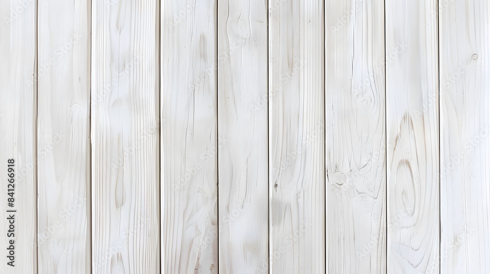 Obraz premium White Wooden Plank Background Texture