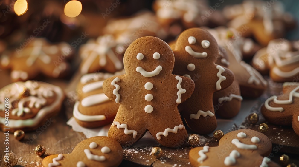 National Gingerbread Day concept with copy space National Gingerbread Day concept with copy space