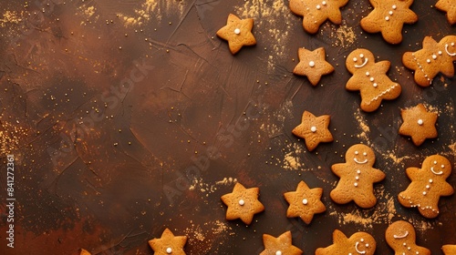 National Gingerbread Day concept with copy space area for text 