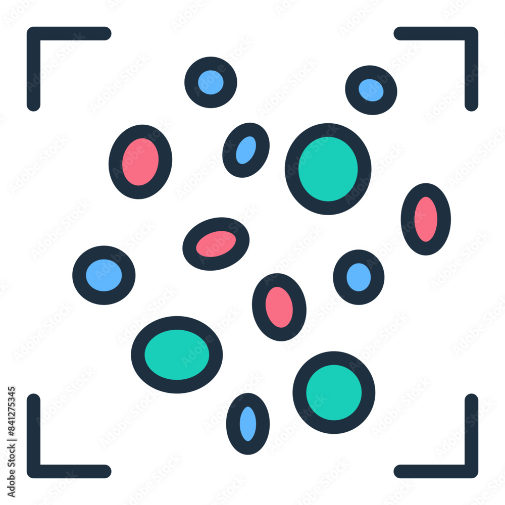 Fine Particle Matter Icon Fine Particle Matter Icon