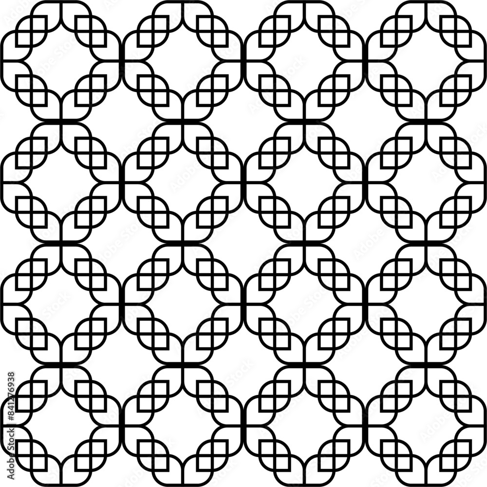Batik Geometric Seamless Patterns Collection