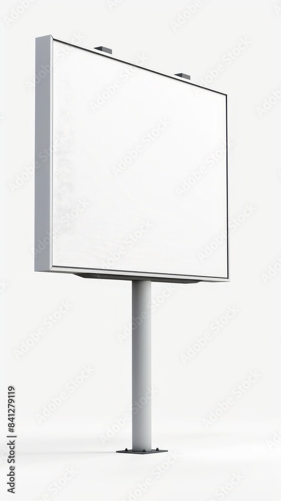 A Blank White Billboard Waiting for Your Message A Blank White Billboard Waiting for Your Message