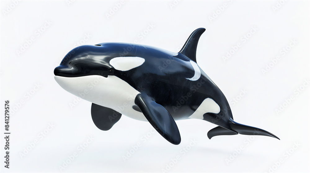 Obraz premium dolphin isolated on white background