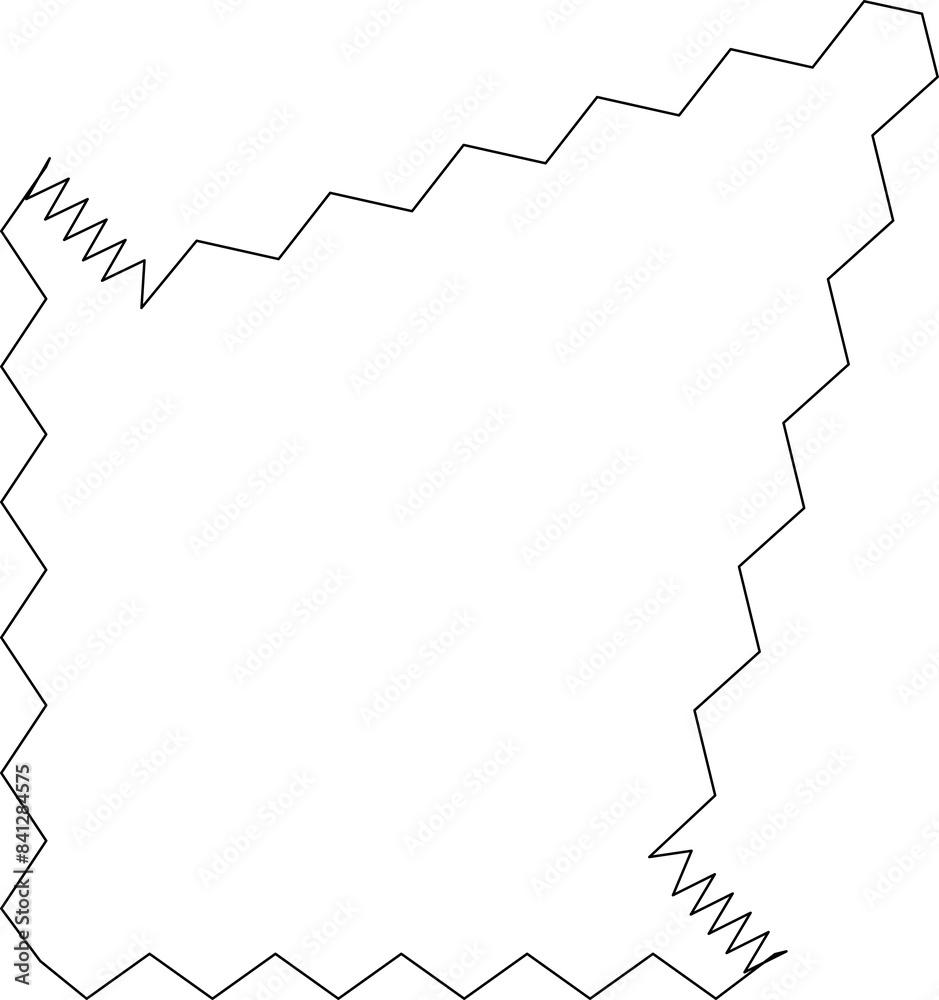 Zig zag wavy edge geometric shape. Elements for decoration Zig zag wavy edge geometric shape. Elements for decoration