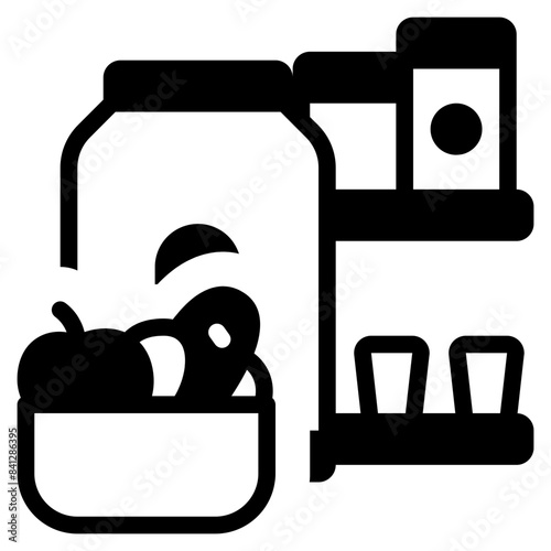 Food solid icon symbol sign from modern Food court collection in solid style for mobile concept and web apps design. Food and drink related vector line icon.