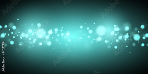 technology background with light particle bokeh effect