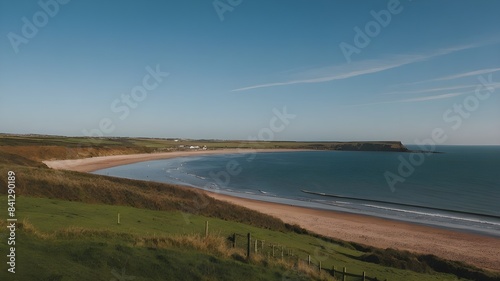 view from the beach