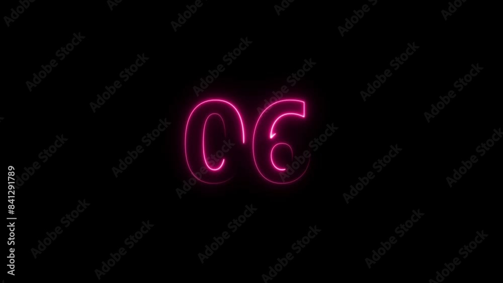 Abstract magenta saber countdown number Animation. Black background UHD 4k video.
Abstract magenta saber countdown number Animation. Black background UHD 4k video.
