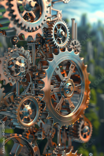 Intricate Clockwork Mechanism in Nature © GOLVR