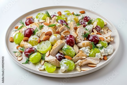 Gourmet Basic Chicken Salad with Grapes and Creamy Dressing