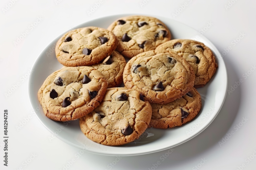 Tantalizing Confection of Golden-Brown Chocolate Chip Cookies Tantalizing Confection of Golden-Brown Chocolate Chip Cookies