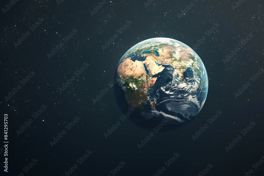 Background - Planet earth in the space