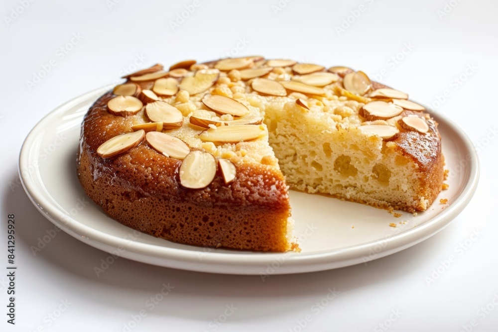 Basbousa Dessert with Decadent Simple Syrup and Nutty Aroma Basbousa Dessert with Decadent Simple Syrup and Nutty Aroma